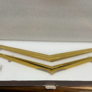 1957 Chevy Bel Air Gold Hood & Trunk "V" Set