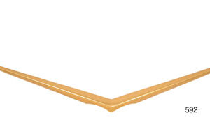 1957 Chevy Bel Air Gold Trunk "V"