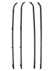 1964-1966 Beltline Moulding  Kit and Glass Run channel