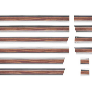 1969-1972 Chevy Truck Lower Side Molding Wood