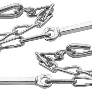 1954-1987 Chevy Truck Tailgate Chains Pair Stainless